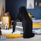 Blfuos Crib Black Cover  Baby Crib Netting Canopy To Keep Baby In