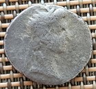 Emperor Caligula And Augustus Authentic Ancient Silver Denarius Coin With Coa