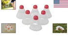 Dependable Nylon Badminton Shuttlecocks - 6 Pack For Training   Casual Play