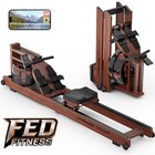 Yosuda Foldable Water Rowing Machines For Home Gym With 400lb Weight Wood 