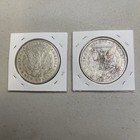 Lot Of 2 Morgan Silver Dollars  90  Silver  1878-s  1878 7tf Reverse Of 79