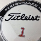 Vintage Titleist Golf Sign -  1 Ball Golfing Dealer Porcelain Gas Pump Sign