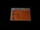 Tom Myers Autographed 1981 Topps Football Card  366 New Orleans Saints Nfl Auto