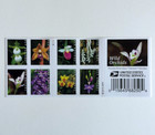 Booklet Of 20 Wild Orchids Flowers Stamps Wedding Party Scott  5445-5454 mnh 
