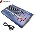 2000w Pro 12 Channel Mixer W power Amplifier Bluetooth Sound Package Powertable