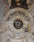 Antique Boye Brand Needle    Shuttle Store Counter Display Case 