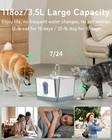 3 5l Pet Water Fountain for Cat Or Dog  stainless Steel Smart Dual-radar