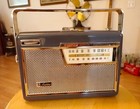 Vintage Toshiba 10tl-429f Portable Radio W  Leather Case Extra Nice  Circa 1961