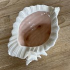 Vintage Atlantic Mold Ceramic Large Conch Sea Shell Seashell Planter Vase Beach