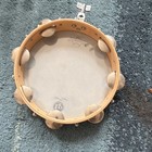 Lp Latin Percussion Stanton Moore Headed Tambourine Wood Frame Metal Jingles