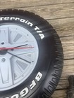 Rare Vtg Bf Goodrich Radial Tire Clock Sign Lighted 20    Gas Oil 80s