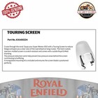 Royal Enfield Genuine Touring Windshield For Super Meteor 650 Kxa00224