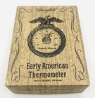 New   Vintage Springfield Early American Thermometer W  Easel Stand No  76