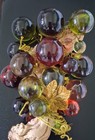 Vintage Lucite Grape Cluster On Driftwood 14  Mid Century Modern Decor