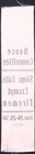 1906 Sioux Falls Exempt Firemen Dance Committee Pink Ribbon 8 h
