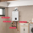 Tankless Water Heater Natural Gas 80 000 Btu  On-demand Indoor Instant Hot Water