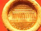 1970-s Obw Original Bank Wrapped Roll Uncirculated Memorial Lincoln Cent Pennies