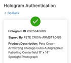 Cubs Pete Crow-armstrong Autographed Signed Auto 11 X 14 Spotlight Photo Coa