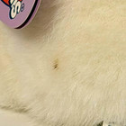 Swibco Puffkins Crystal White Bear Plush 1998 With Tags Smudge As Is  bag-067 