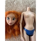 Tlc Disney Anna Frozen Doll For Crafts   Ooak