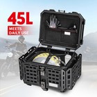 45l Protective Armor Universal Fit Motorcycle Top Case Tail Box Luggage Trunk