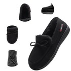 Alpine Swiss Womens Moccasin Slippers Warm Shearling Comfortable House Shoes