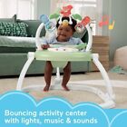 Fisher-price Baby Bouncer Spacesaver Jumperoo Activity Center Lights Sounds