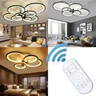 Acrylic Chandelier Light Ceiling Lamp Modern Led Living Room Bedroom Lamp remote