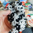 Lot Of 50 Sewing Notions  Zippers Buttons Patches Lace Ricrac Snaps Binding Tape