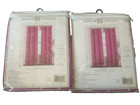 2 Two Chf Jillian Flower Pink Rod Pocket Panels Curtain Drapes  50 w X 84  L New
