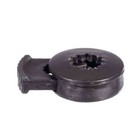 Paracord Planet Wheeled Circle Cord Lock     Black Cord Stops  Multiple Pack Sizes