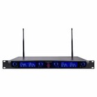 Sound Town 4 Channels Uhf Wireless Mountable Metal Microphone Handheld Neso-f4hh