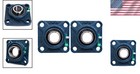 2-pack Pillow Block Bearings  1-1 2 In Bore  Steel   Self-aligning