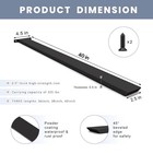 Hidden Island Countertop Support Bracket 2 Pack Black 40 Inch Iron For Granite