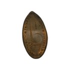 1939 Ny World s Fair Elongated Lincoln Cent Smashed Penny Token Souvenir Vintage