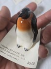 1990s Mini Figurines Hagen Renaker Mama Baby And Emperor Penguin 3pc Set 
