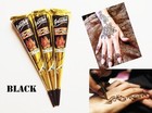 Golecha Henna Mehandi Temporary Tattoo - Black - 12 Cones
