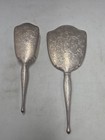 Birks Sterling Silver Vanity Set Mirror Brush Comb Combo Set W  Elaborate Design