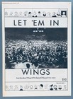 Paul Mccartney Wings Vintage 1976 Poster Advert Let  em In At The Speed Of Sound