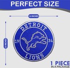 Detroit Lions Nfl Team Logo Iron On Patch - Sew Patch - Embroidered Patch