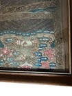 Pair Of Old Chinese Embroidered Silk  Rank Badges