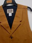 Frontier Classics Old West Victorian Rustic Brown Single Breasted Vest M-3x