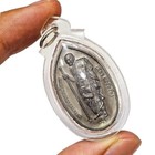 Lp Maha Sila Thai Buddha Amulet Holy 10 Lives Medal Pendant Wealth Luck Talisman