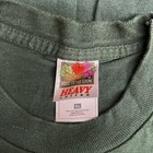 Vtg Massachusetts Mens T-shirt 90s Single Stitch Historical Map Green Usa Xl Euc