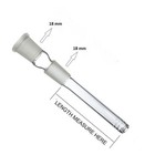 Classic Cut Glass On Glass Downstem 18 8mm X 18 8mm 3  - 6  Free Shipping To Usa