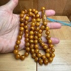 Handmade Antiq Amber Misbaha Tasbih Islamic Prayer Beads 9 8mm 37 5g