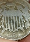 1864 Two Cent Piece Old Us Civil War Antique Copper Coin