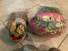 5 Williams Sonoma    Pottery Bapaper Mache Easter Eggs And Hallmark Easter Grass