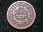 1851 Large Cent   Braided Hair   Free Shipping