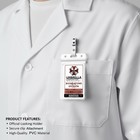 Umbrella Corporation Resident Evil Movie Cosplay Prop Id Card Badge Name Tag